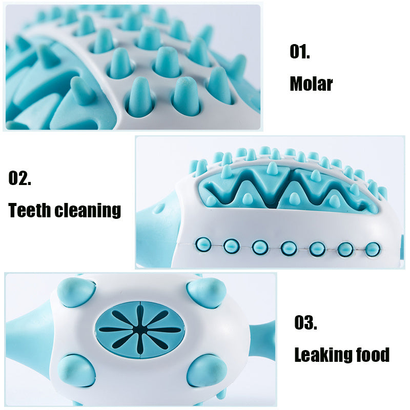 Interactive Treat Dispensing Dog Toy for Chewing And Tooth Cleaning
