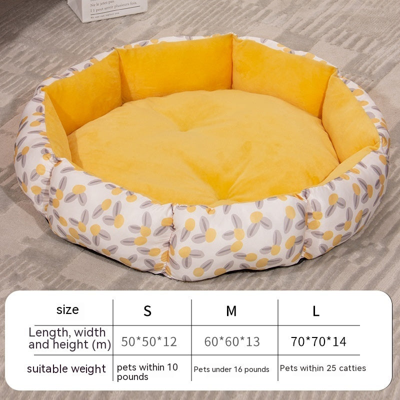 Octagonal Cage Pet Bed