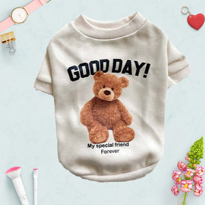 Winter Teddy Bear Pet Clothing