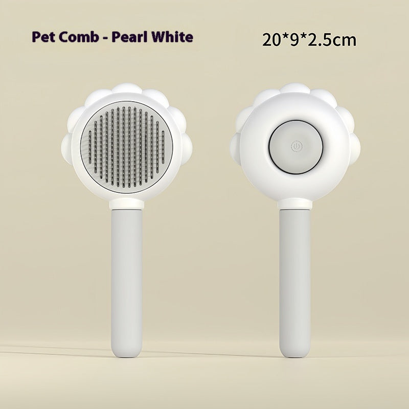 2 In 1 Self Cleaning Dog Brush