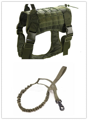 Tactical large dog vest