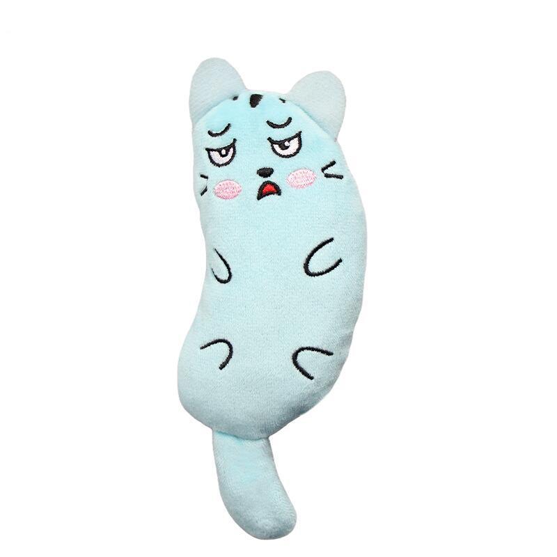 Cat Plush Embroidered Mint Toy