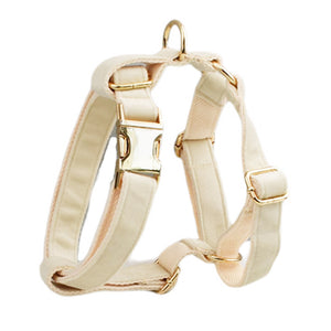 Pet Dog Fabric Velvet Harness Leash