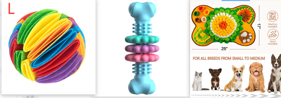 Dog Teeth Cleaning Toy & Chew Bone - Promotes Healthy Gums