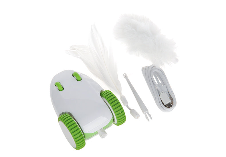 Cat Anti-boring Head Feather Toy