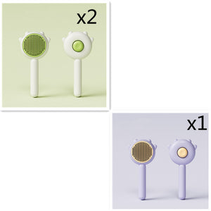 3-in-1 Pet Grooming Brush for Massage, Hair Removal & Cleaning