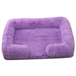 Plush Round Pet Bed