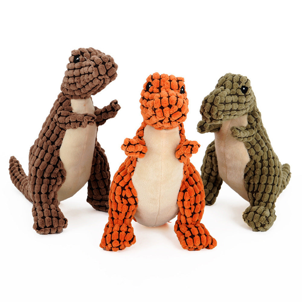 Dinosaur Interactive Plush Stuffing Squeakers Toys