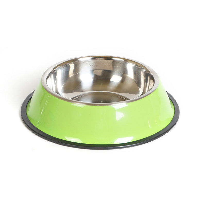 Pet feeding basin