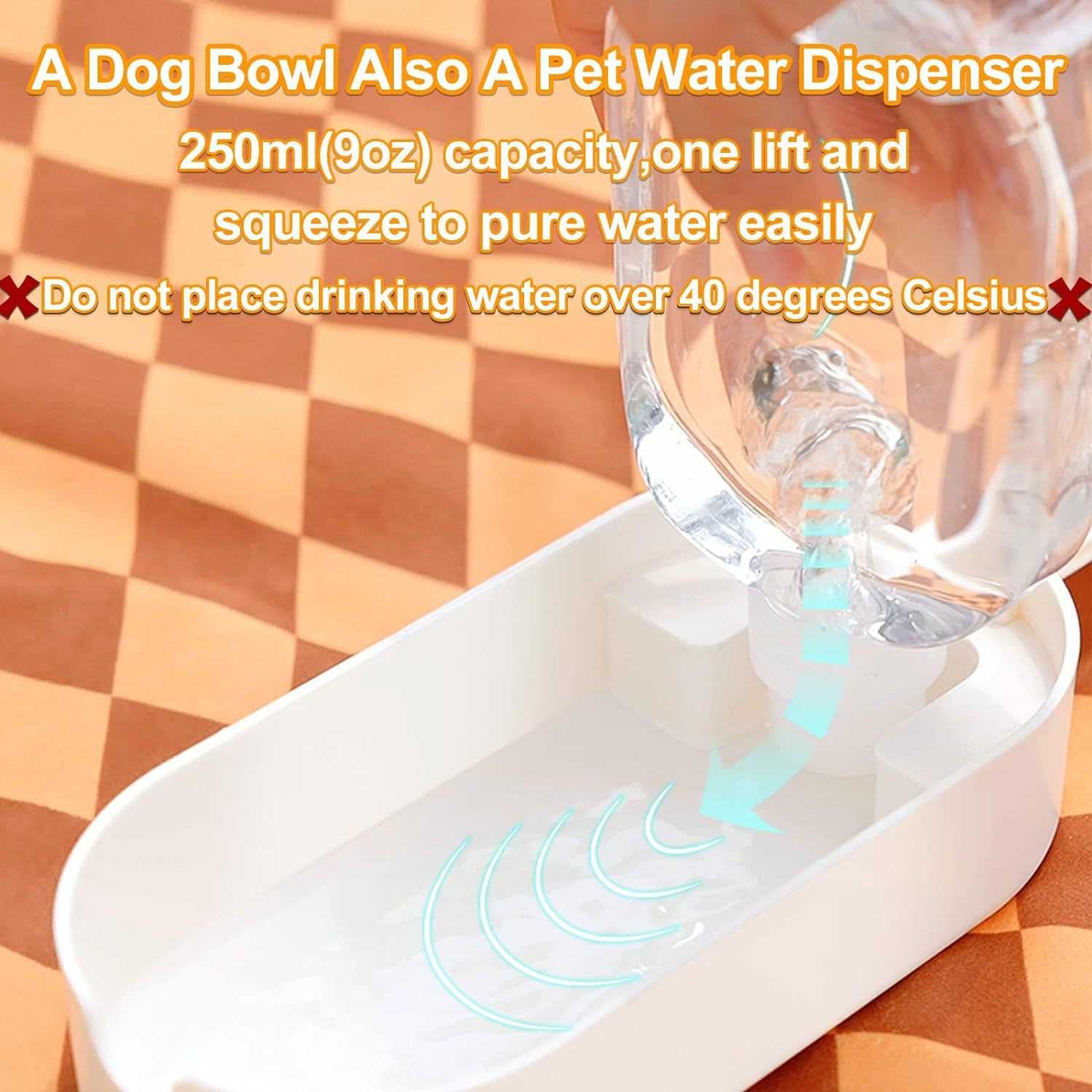 2-in-1 Water Bottle & Bowl for Pet
