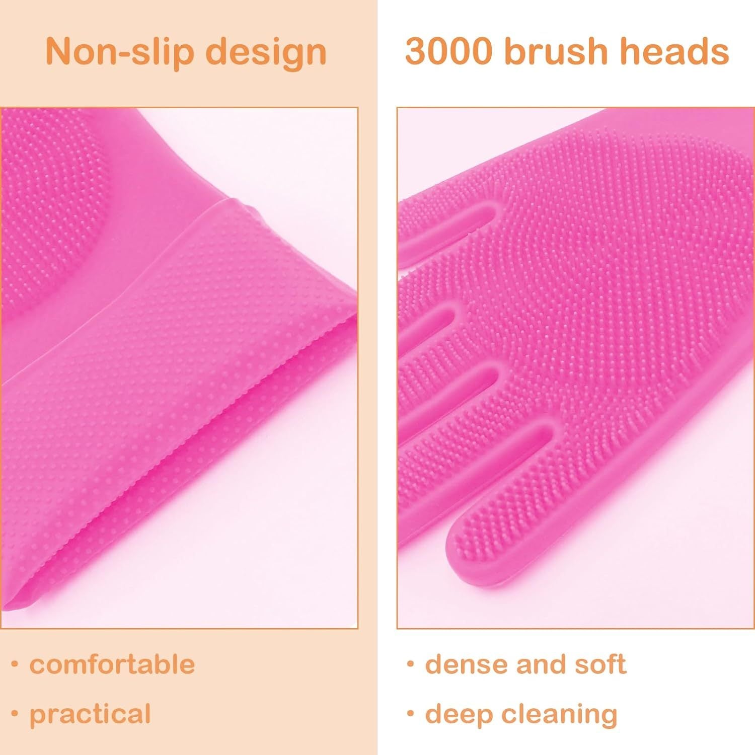 Durable Pet Bathing Gloves