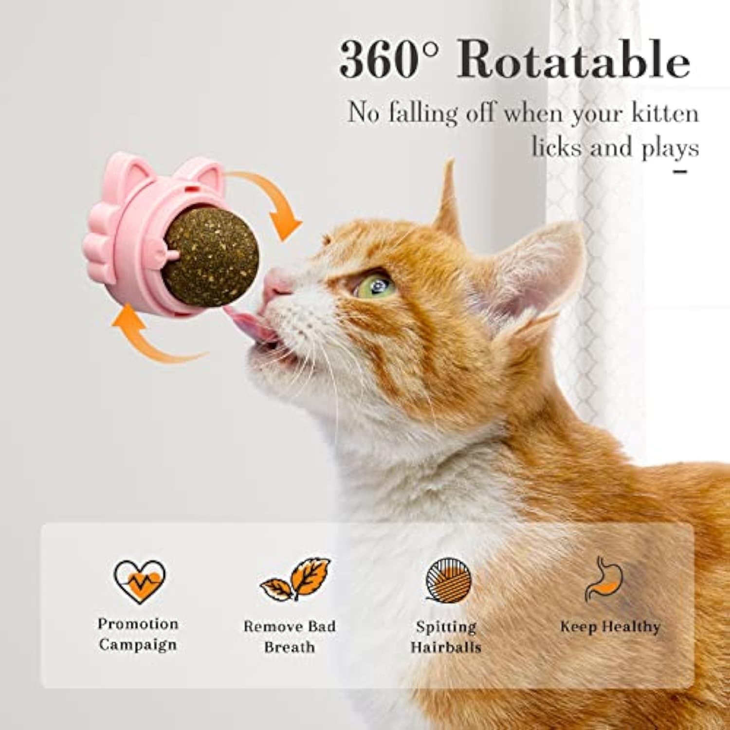 Cat Catnip Ball Dental Chew Toy