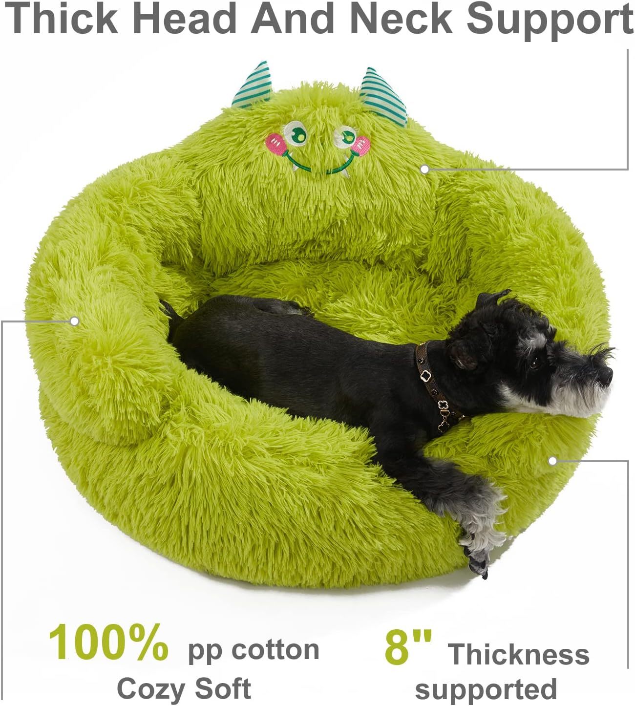 Cute Calming Dog Bed