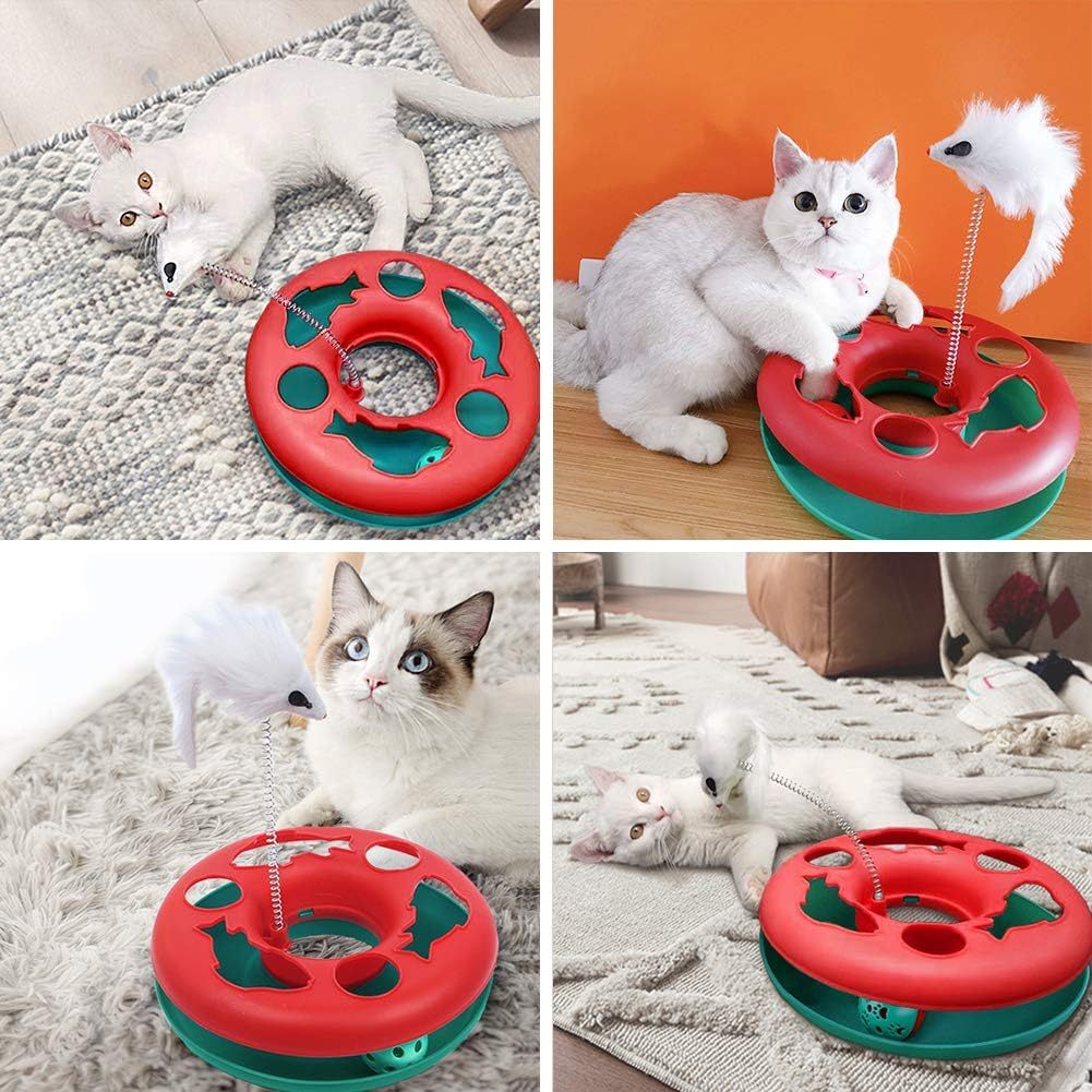 Cat Spring Teaser Mouse Toy