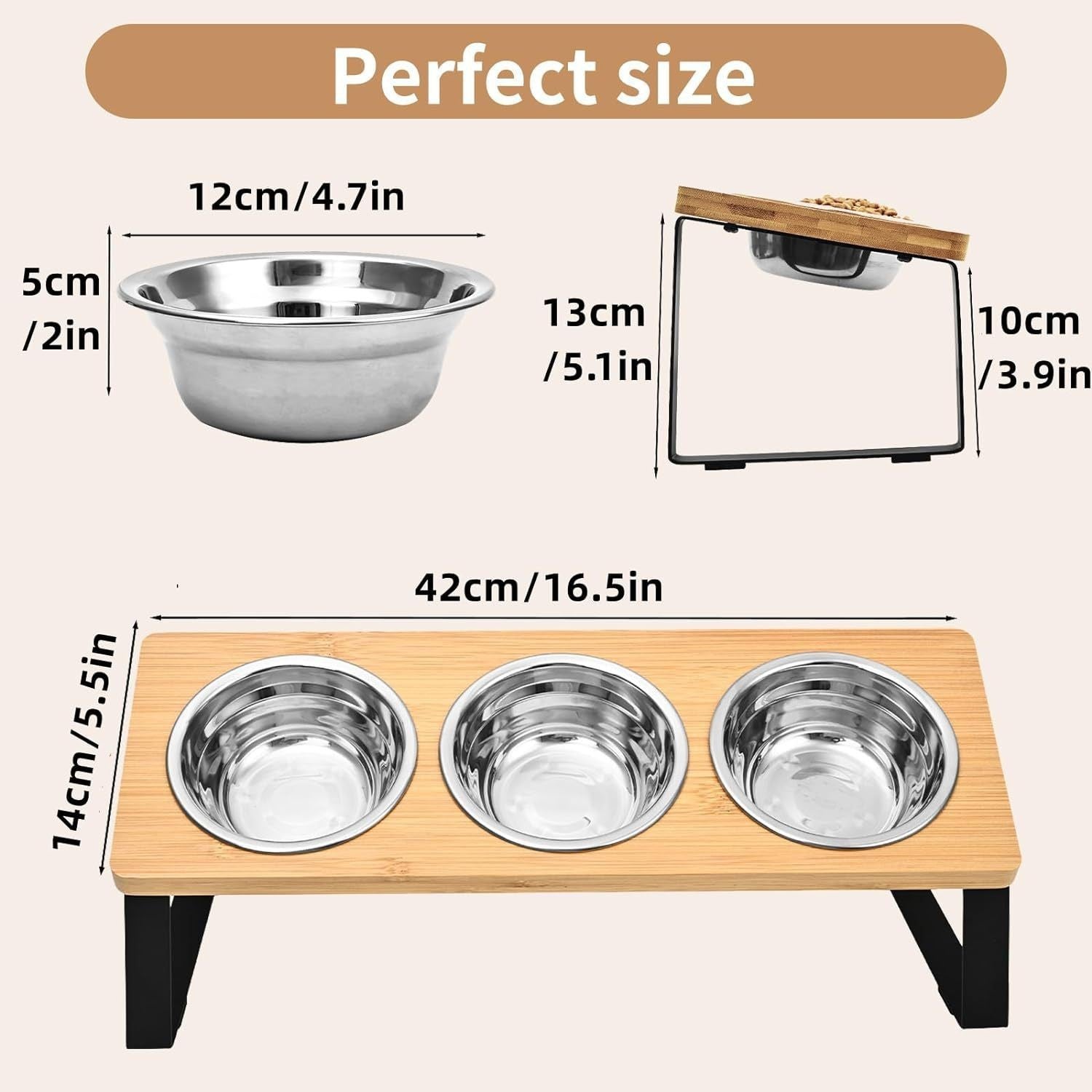 Pet Iron Rack Feeding Bowl