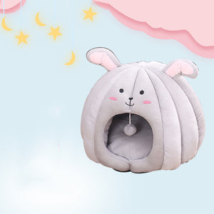 Enclosed cat litter nest