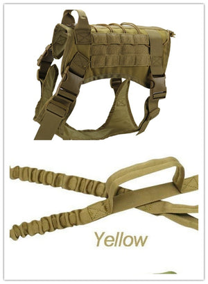 Tactical large dog vest