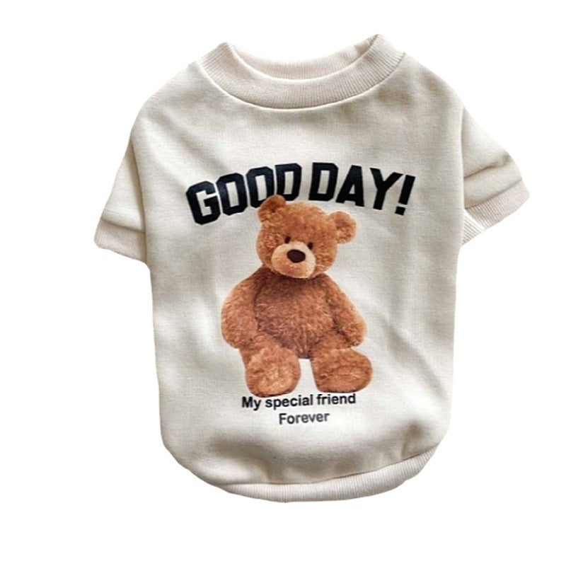 Winter Teddy Bear Pet Clothing