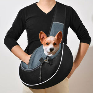 Hands-Free Crossbody Bag for Carrying Small Dogs & Cats