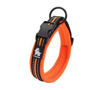reflective soft padded dog Collar