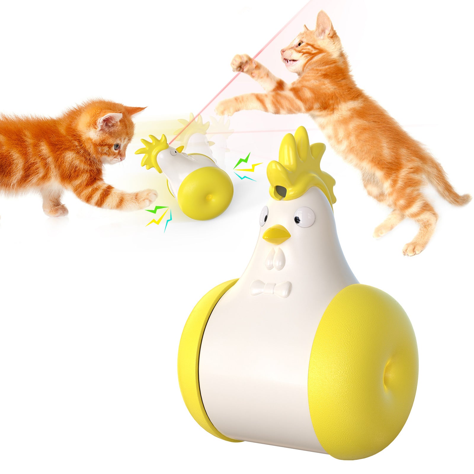 Cat Laser Electric Tumbler Toy