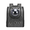 Leather pet carry capsule backpack