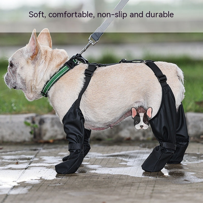 Waterproof Dog Shoes with Soft Soles for Outdoor Walking