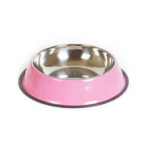 Pet feeding basin