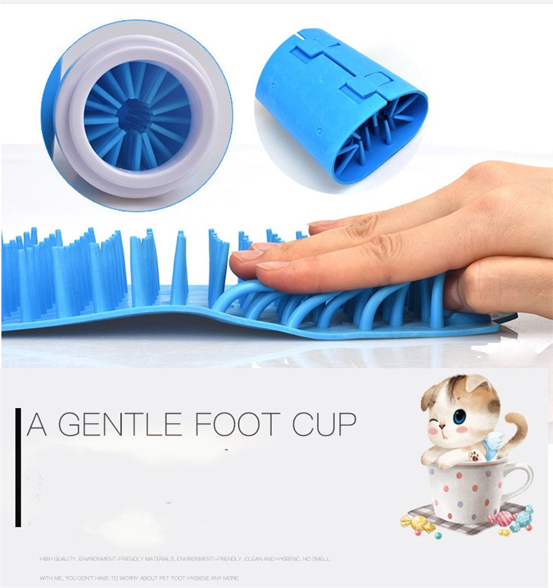 Silicone Muddy Paw Cleaner Cup for Pets