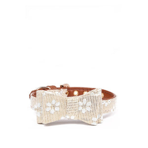 Pattern Dog Bow Collar