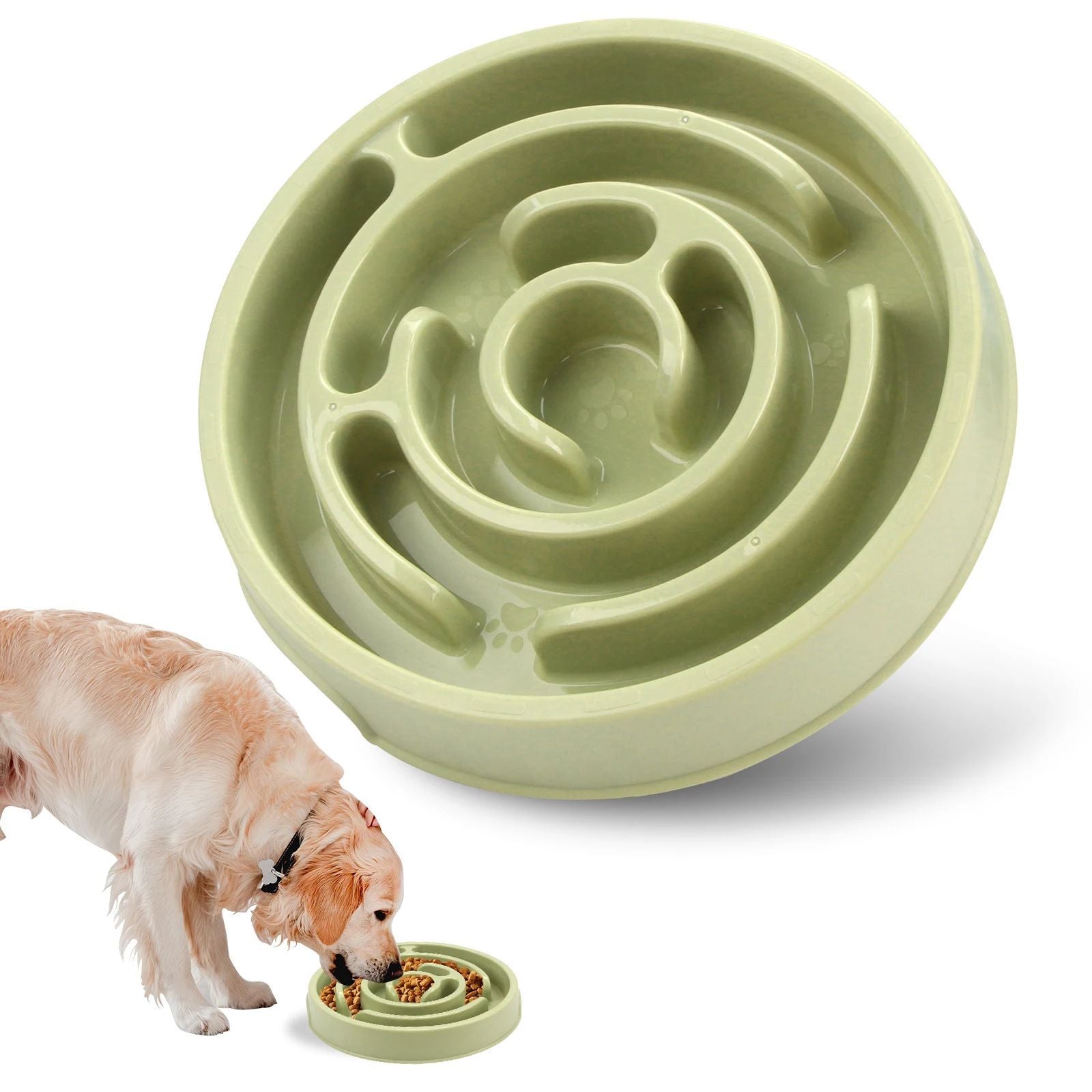 Non Slip Dog Slow Feeder Bowl
