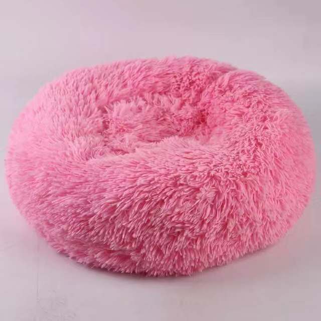 Pet Washable Round plush kennel