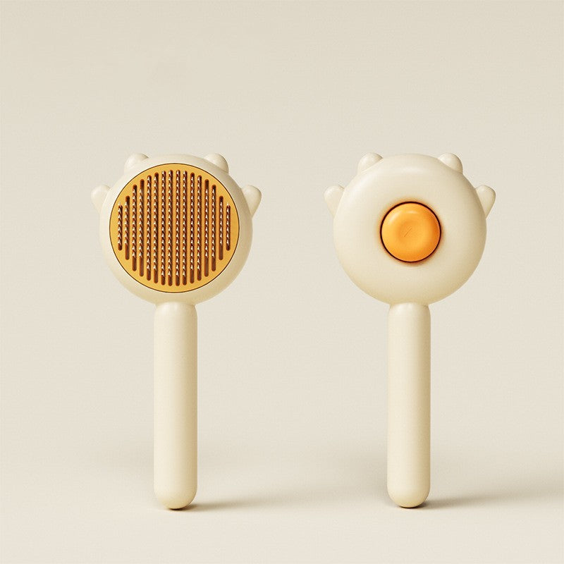 3-in-1 Pet Grooming Brush for Massage, Hair Removal & Cleaning