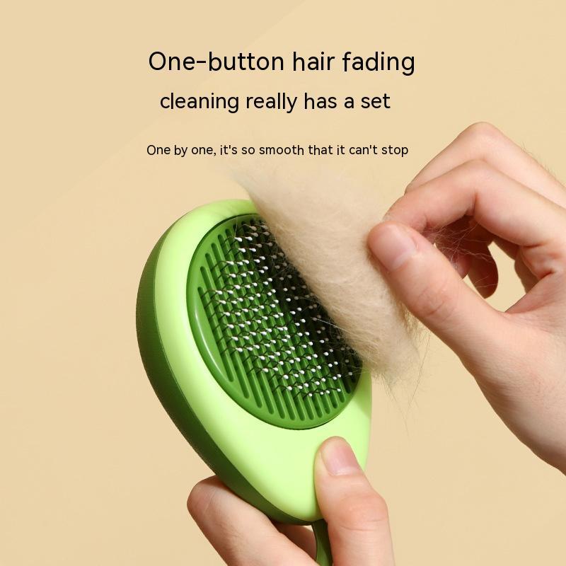 Cat Cleaning Avocado Shaped Combs