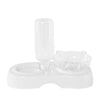 Transparent plastic feeding drinking bowl