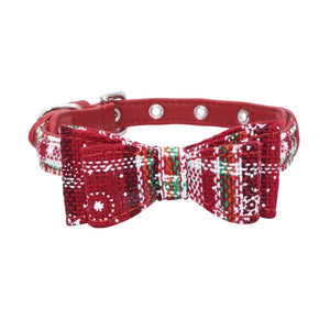 Pet leather collar