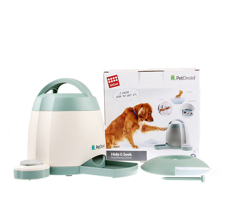 Creative Dog Button Push Automatic Feeder