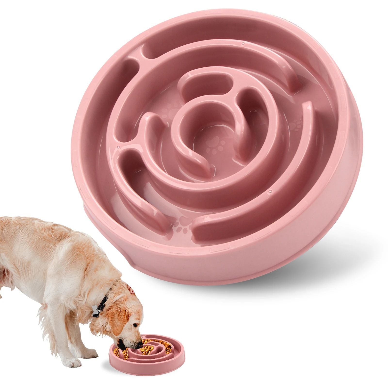 Non Slip Dog Slow Feeder Bowl