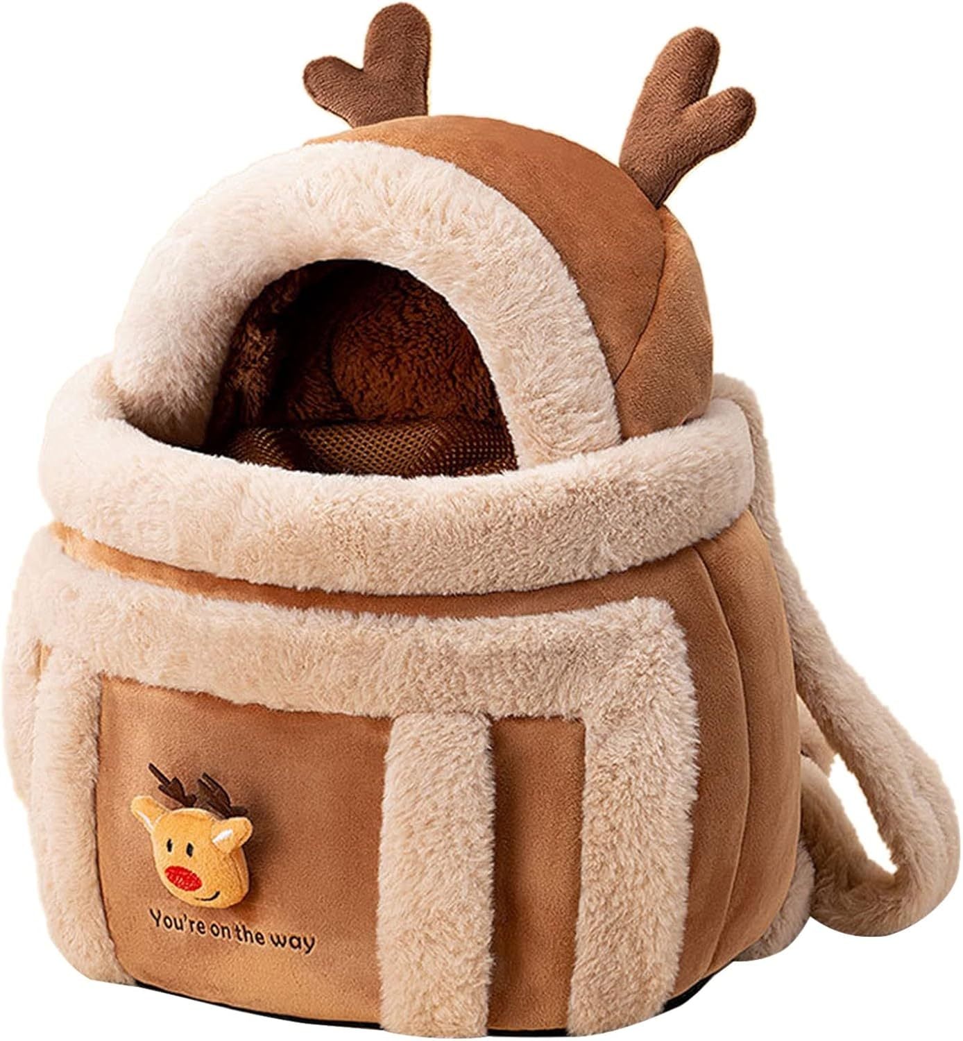 Outdoor Carriers Plush Reindeer Bag