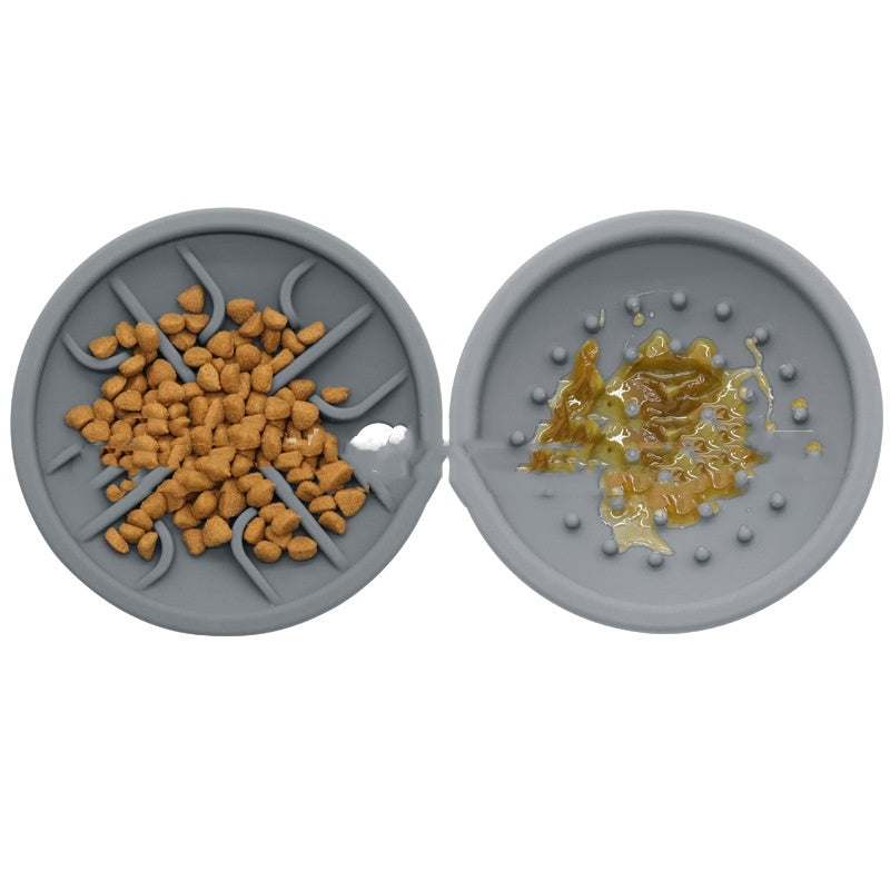 Pet Silicone Slow Tableware Toy