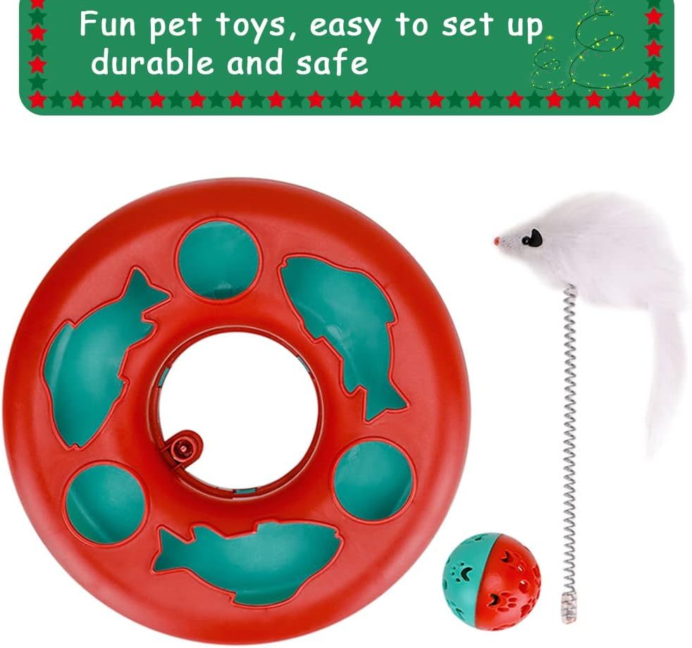 Cat Spring Teaser Mouse Toy