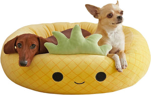 Large Ultrasoft Shark Design Plush Pet Bed