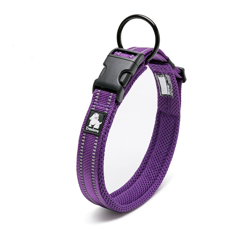 reflective soft padded dog Collar