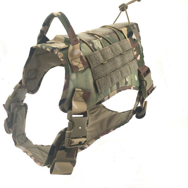 Tactical large dog vest