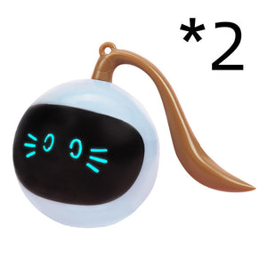 Interactive Smart Automatic Rotating LED Toy Ball For Cats And Dogs