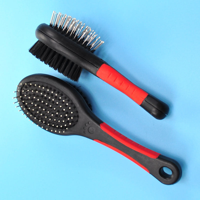Double-sided pet knot comb