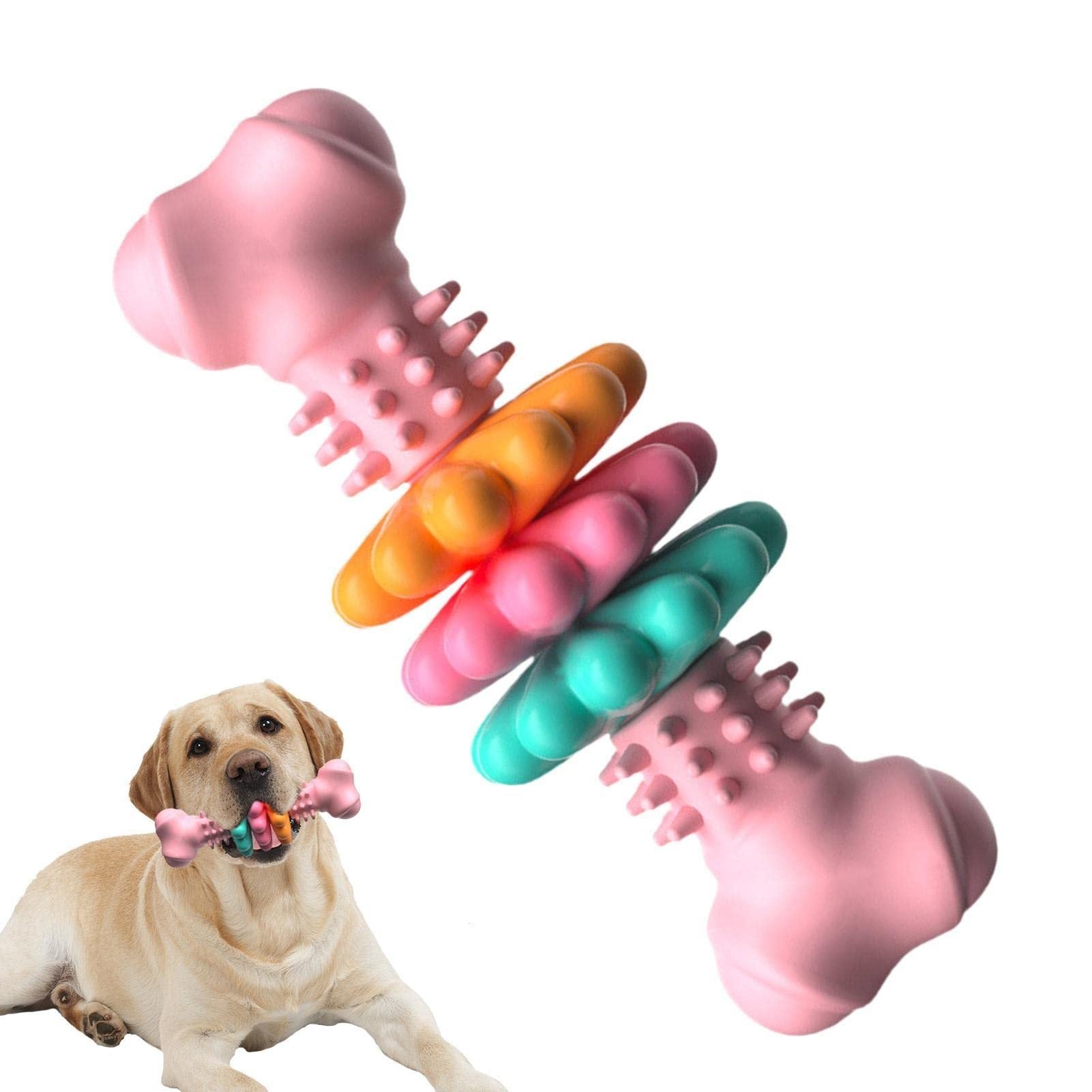 Dog Teeth Cleaning Toy & Chew Bone - Promotes Healthy Gums