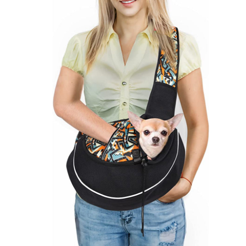 Hands-Free Crossbody Bag for Carrying Small Dogs & Cats
