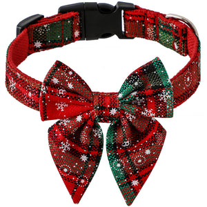 Pet Bow Tie Christmas Collar