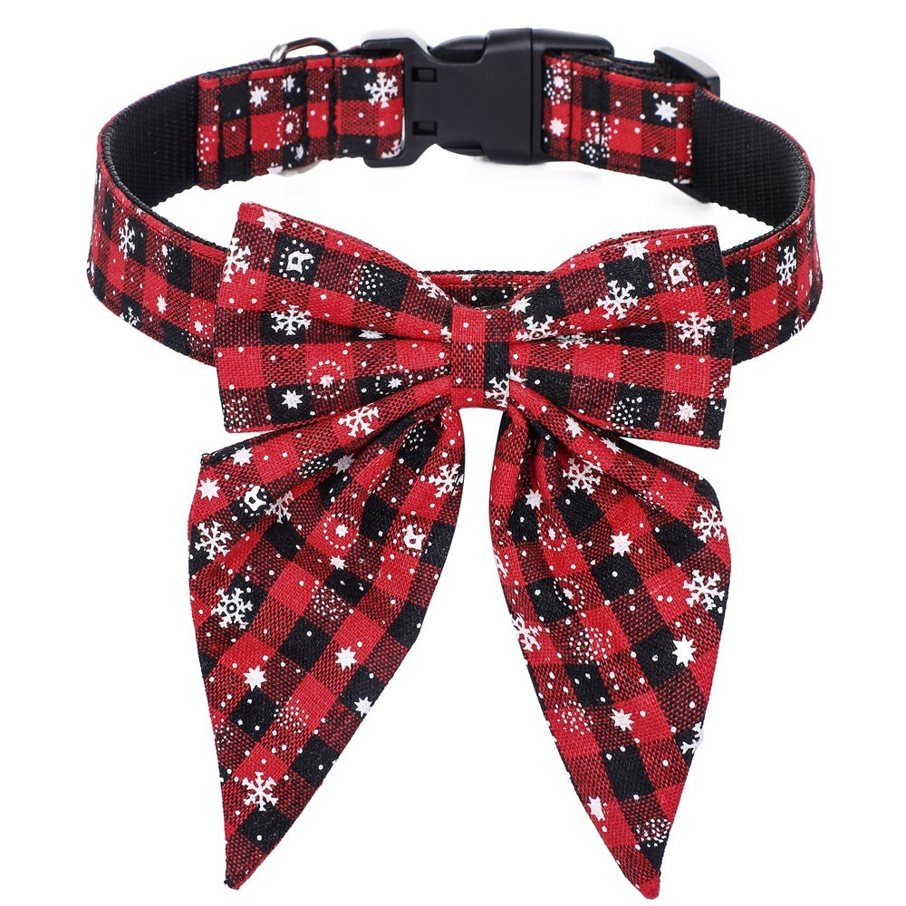 Pet Bow Tie Christmas Collar